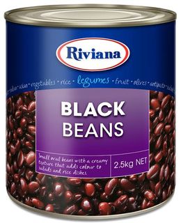 Beans Black "Riviana" A10 tin