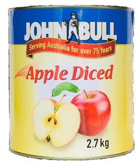 Apples: Diced A10 tin "John Bull"