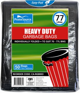 Garbage Bags HeavyDuty 70-77 Lt "MPM"