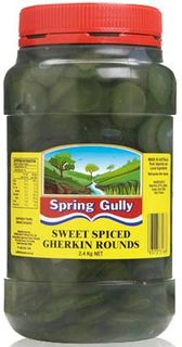 Gherkin Rounds 2.2kg Jar "Spring Gully"