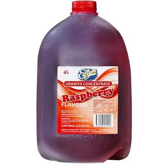 Granita Syrup Raspberry 4Lt "Edlyn"