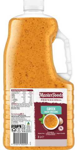 Greek Dressing "Masterfoods" 3Ltr