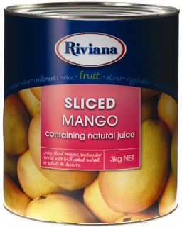 Mango Sliced Natural Juice "Riviana" A10