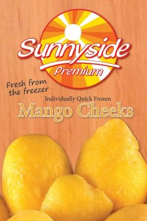 Mango Cheeks Frozen IQF "Sunnyside" 1kg