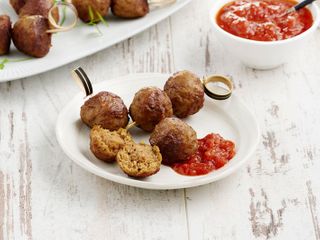 Meat Balls: Flame Grilled "Colonial Farm