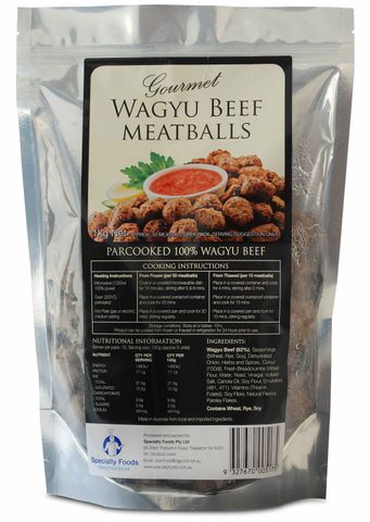 Meat Balls: WAGYU Gourmet Beef "Specialt
