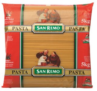 Pasta: #5 Spaghetti "San Remo" 5kg BAG