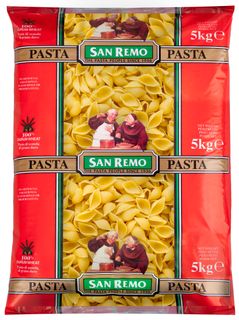 Pasta: #29 Large Shells "SanRemo" 5kgBAG