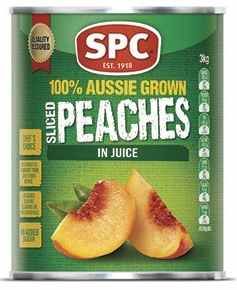 Peaches Sliced "SPC" A10 tin