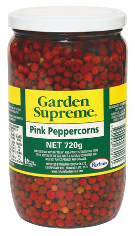 Peppercorns Pink 720gm Jar "GardenSuprem