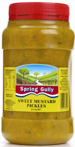 Pickles Sweet Mustard 2.2kg Jar "Spr Gul