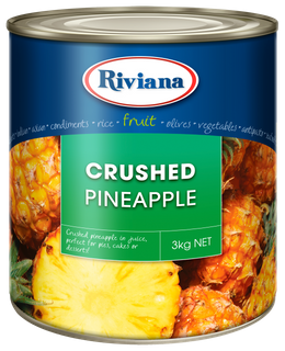 Pineapple Crushed "Riviana" A10 tin