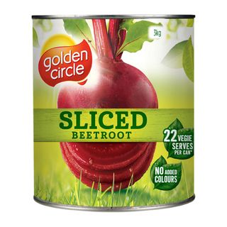 Beetroot Sliced "GoldenCircle" A10 tin