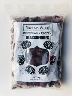 Blackberries Frozen IQF "Ground Value"