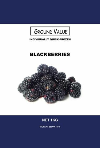 Blackberries Frozen IQF "Ground Value"