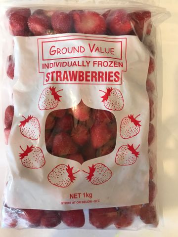 Strawberries Frozen IQF "Ground Value"