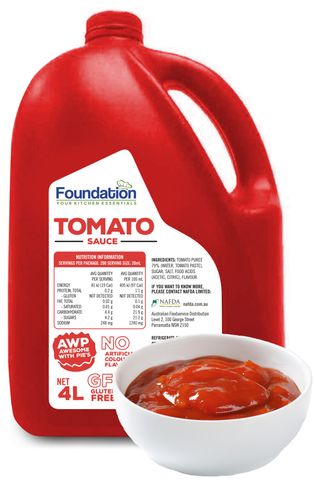 Tomato Sauce "Foundation" 4Lt  GlutFree