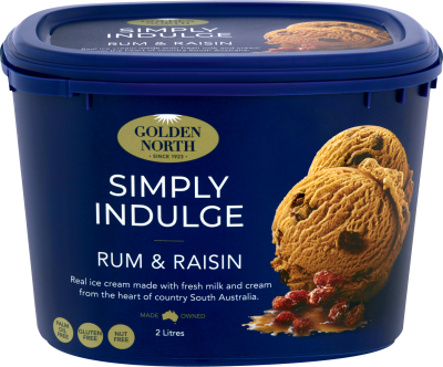 Ice Cream 2Lt TUB Rum & Raisin Retail GN
