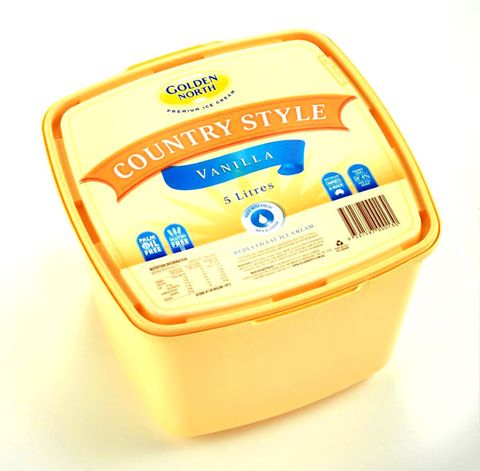 Ice Cream "GNorth" Vanilla 5Lt YELLOWTUB