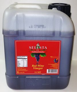 Vinegar Red Wine 5Lt "Selesta"