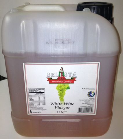 Vinegar White Wine 5Lt "Selesta"