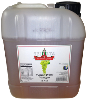 Vinegar White Wine 5Lt "Selesta"