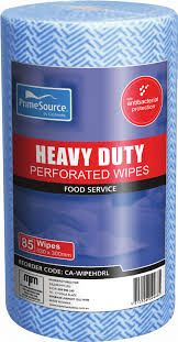 Wipes Heavy Duty Roll 530x300mm Blue