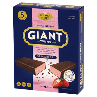 Giant Twins 5 Pack StrawberryGNorth5x150
