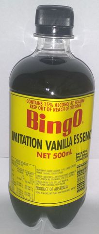 Vanilla Essence (Imitation)"Bingo" 500ml