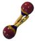 P.Plus Mini Wood Maracas  RED