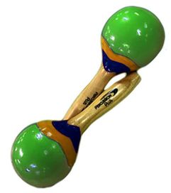 P.Plus Mini Wood Maracas  GREEN