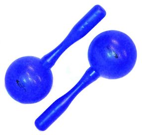 P.Plus Small Plastic Maracas BLUE