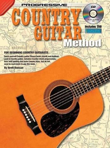 69077 Prog Country Guitar Method CD pack