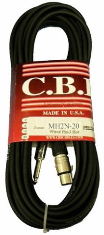 CBI MH2N-20 XLR-JACK 20in Mic Lead