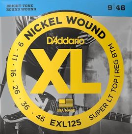 D'Addario EXL125 Lt/Reg El Strings 9-46