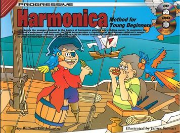 69140 Young Beginner Harmonica Bk/CD
