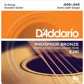 D'Addario EJ41 12 String Guitar Strings