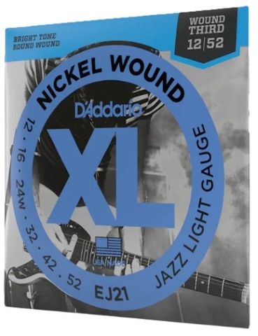 D'Addario EJ21 Light 012-052 Jazz String