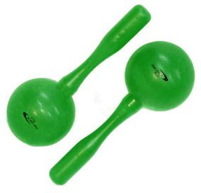 P.Plus Small Plastic Green Maracas
