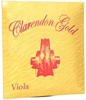 Clarendon Gold 16in Viola Strings Set