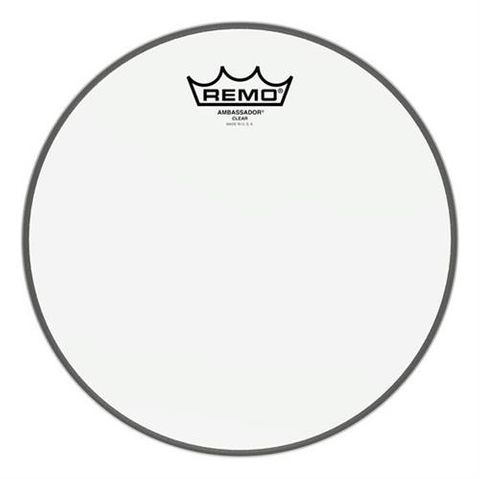 Remo 22in Ambass Clear BD Skin