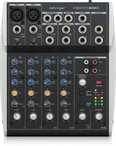 Behringer Xenyx 802S 8 Ch Mixer w USB