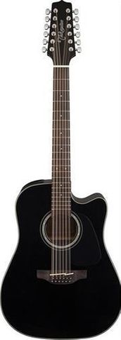 Takamine TGD30CE12B Black 12 String Gtr