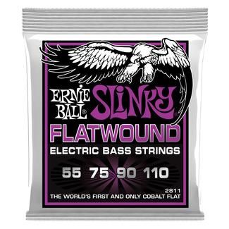 Ernie Ball Flatwound 55-110 Bass Strings