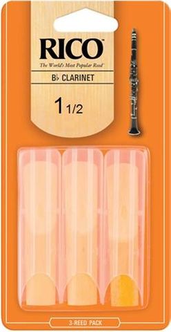 Rico 1.5 CLARINET 3 Pack Reeds