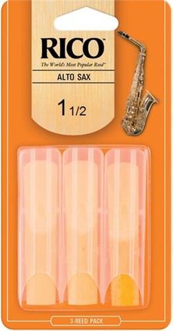 Rico 1.5 ALTO SAX 3 Pack Reeds