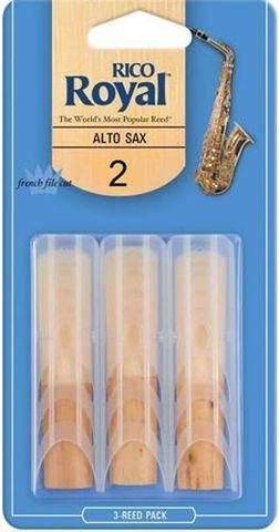 Rico Royal 2 ALTO SAX 3 Pack Reeds