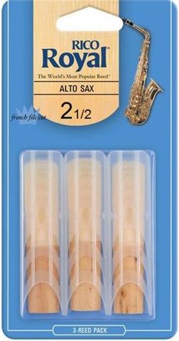Rico Royal 2.5 ALTO SAX 3 Pack Reeds