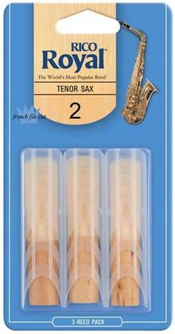 TENOR SAX 2 Rico Royal 3 Pack Reeds