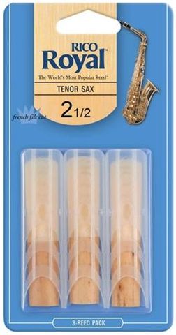 Rico Royal 2.5 TENOR SAX 3 Pack Reeds